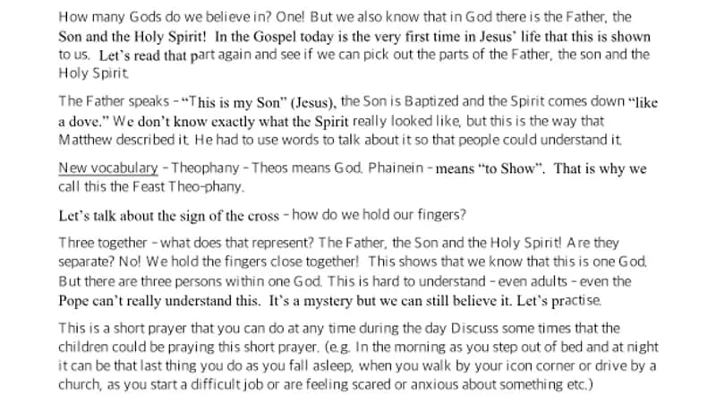 Theophany – Lesson – Mt. 3:13-23 cover