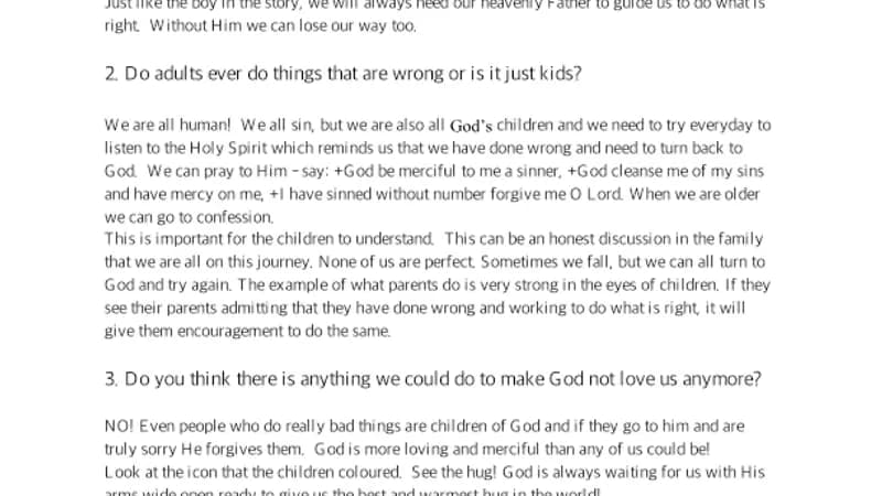 Sunday of the Prodigal Son – Parent Cheat Sheet cover